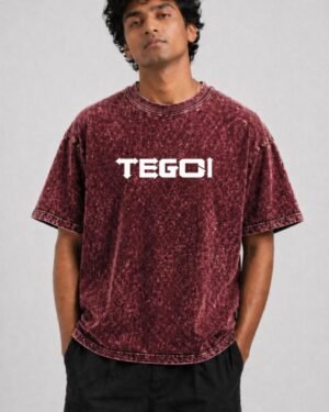 Oversized Acid Wash Tee